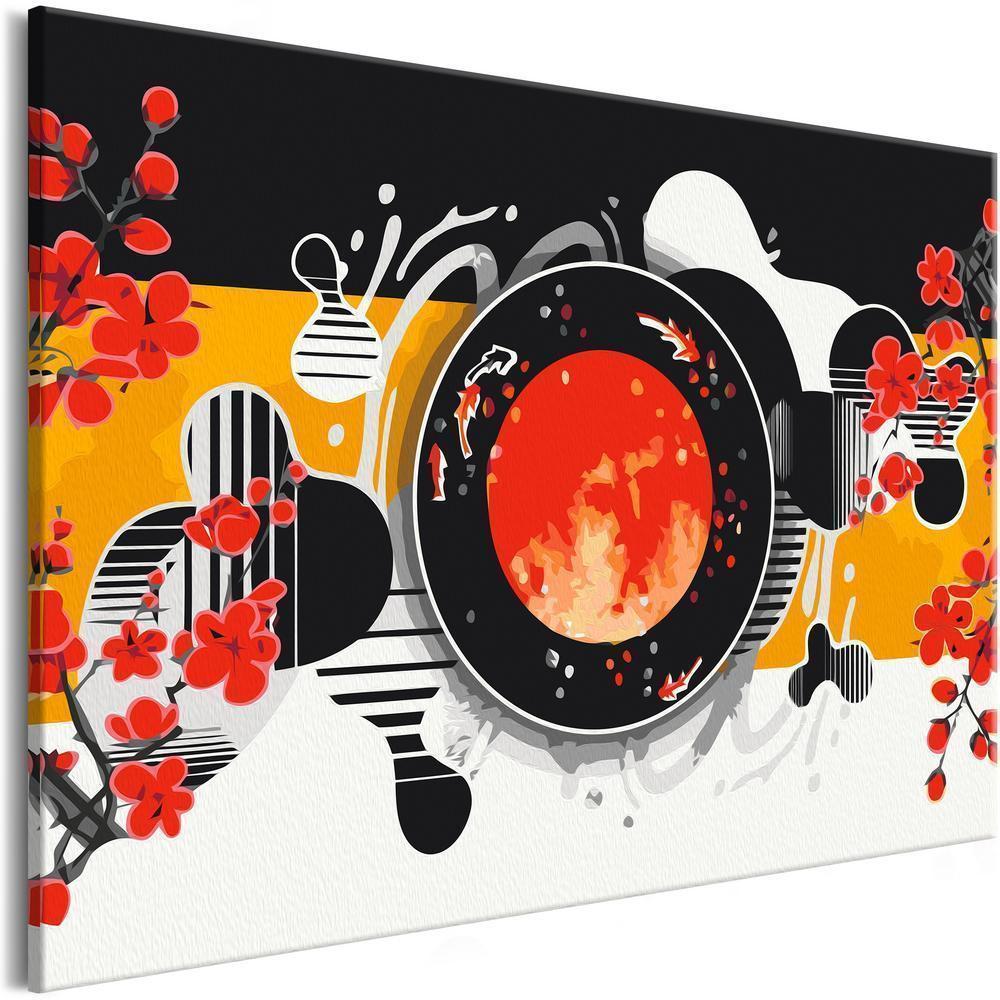 Start learning Painting - Paint By Numbers Kit - Koi Fish Bon - new hobby