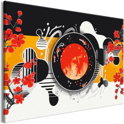 Start learning Painting - Paint By Numbers Kit - Koi Fish Bon - new hobby
