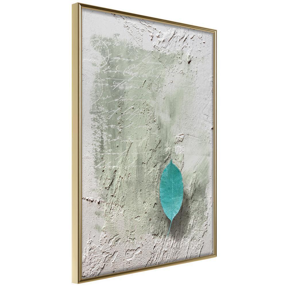 Vintage Motif Wall Decor - Floating Leaf I-artwork for wall with acrylic glass protection
