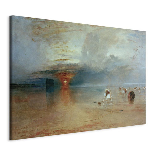 Tableau - Plage de Calais, marée basse