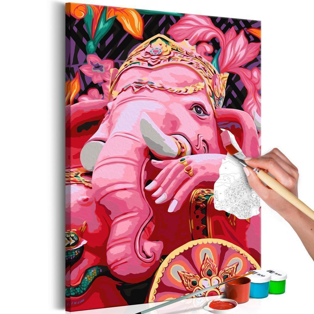 Start learning Painting - Paint By Numbers Kit - Ganesha - new hobby