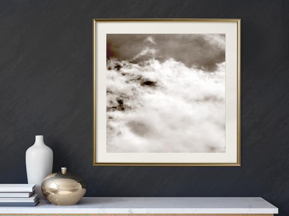 Framed Art - Clouds-artwork for wall with acrylic glass protection