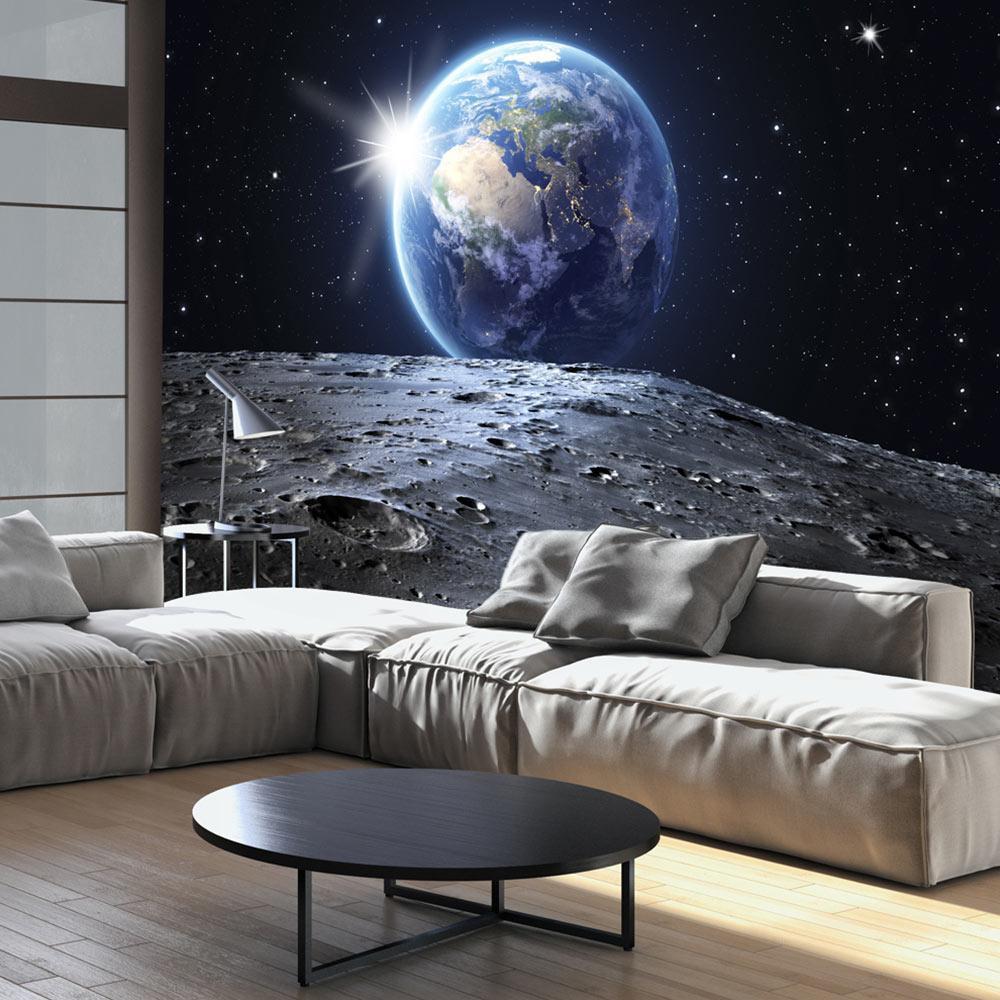 Wall Mural - View of the Blue Planet-Wall Murals-ArtfulPrivacy