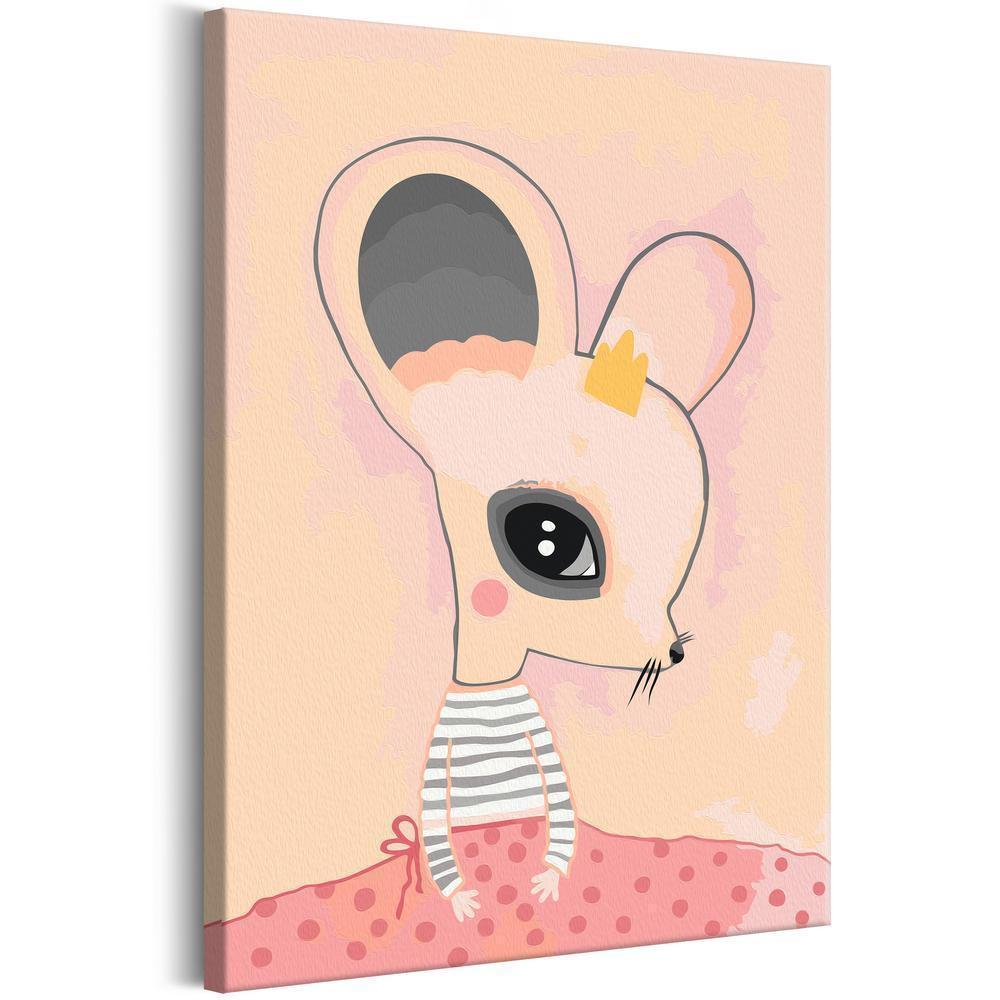 Start learning Painting - Paint By Numbers Kit - Ashamed Mouse - new hobby