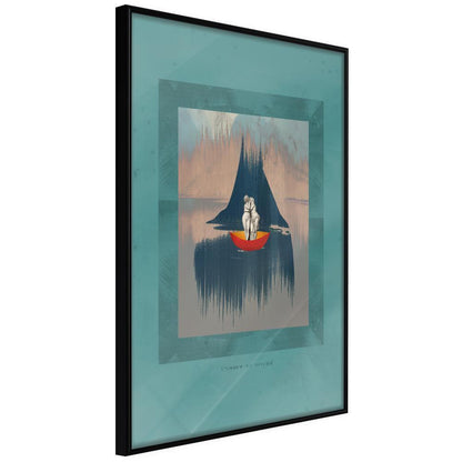 Abstract Poster Frame - Cupid and Psyche-artwork for wall with acrylic glass protection