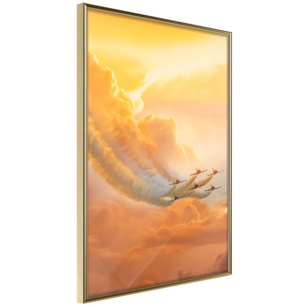 Photography Wall Frame - Flight Formation-artwork for wall with acrylic glass protection