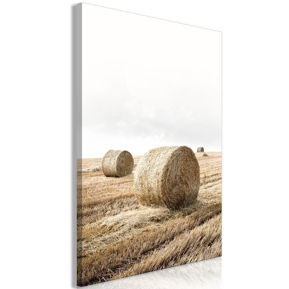 Canvas Print - Hay (1 Part) Vertical-ArtfulPrivacy-Wall Art Collection