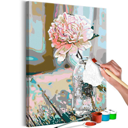 Start learning Painting - Paint By Numbers Kit - Peony by the Window - new hobby