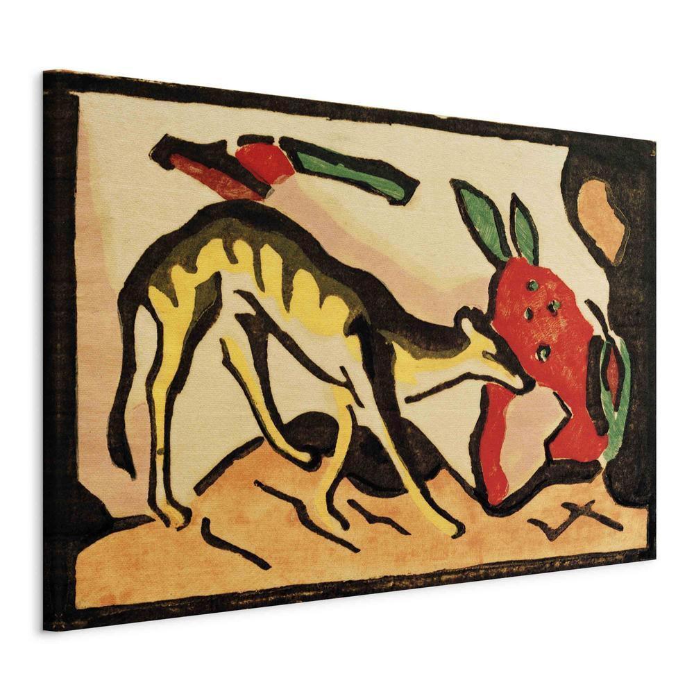 Canvas Print - Fabeltier (Franz Marc)