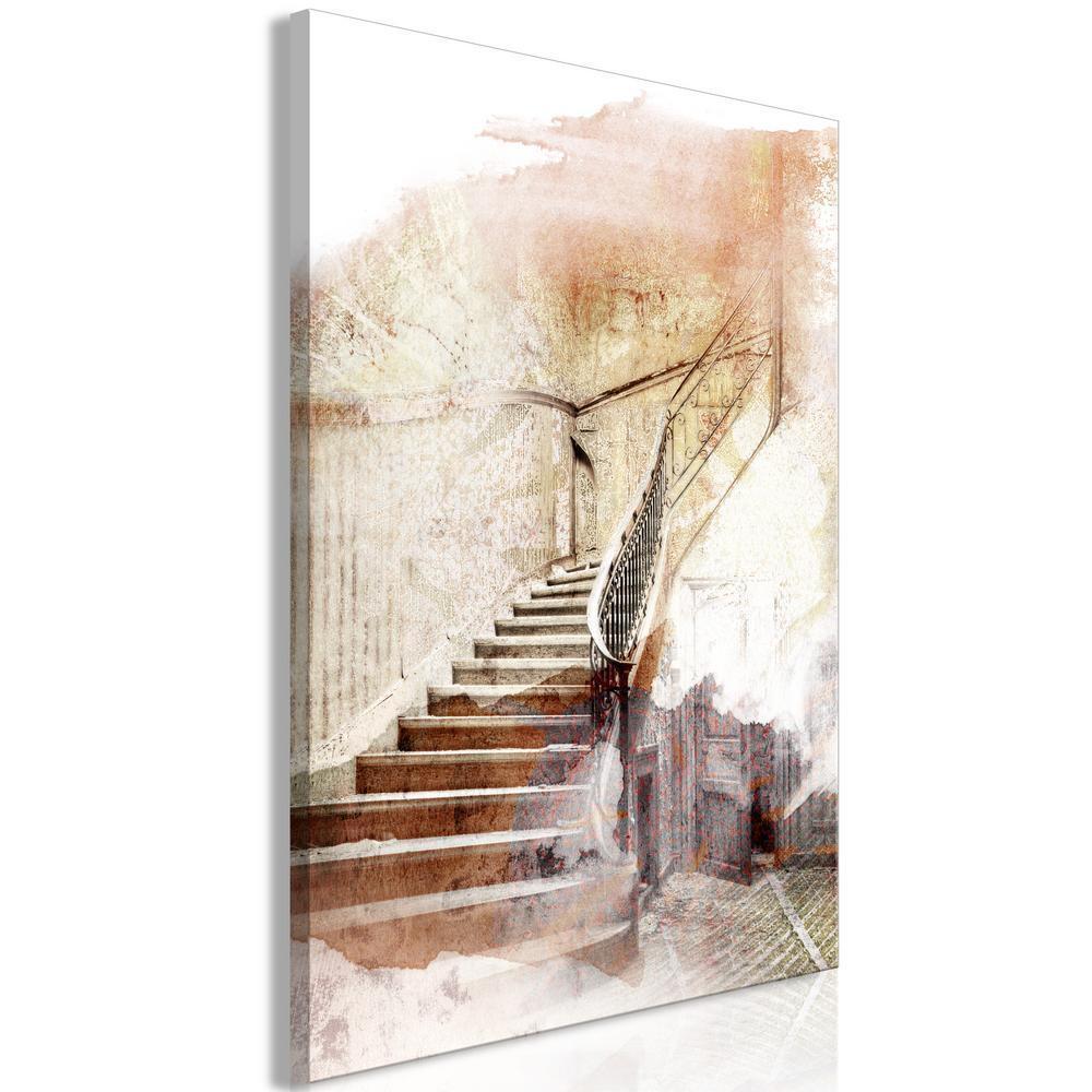 Canvas Print - Secret Stairs (1 Part) Vertical-ArtfulPrivacy-Wall Art Collection