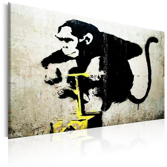 Canvas Print - Monkey Detonator by Banksy-ArtfulPrivacy-Wall Art Collection