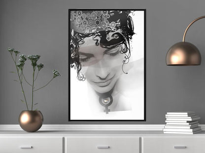 Wall Decor Portrait - Delicate Features-artwork for wall with acrylic glass protection