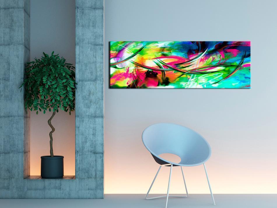 Canvas Print - Madness of color-ArtfulPrivacy-Wall Art Collection