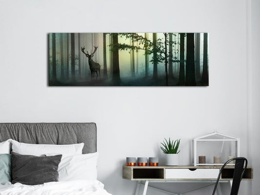 Canvas Print - Morning (1 Part) Narrow Green