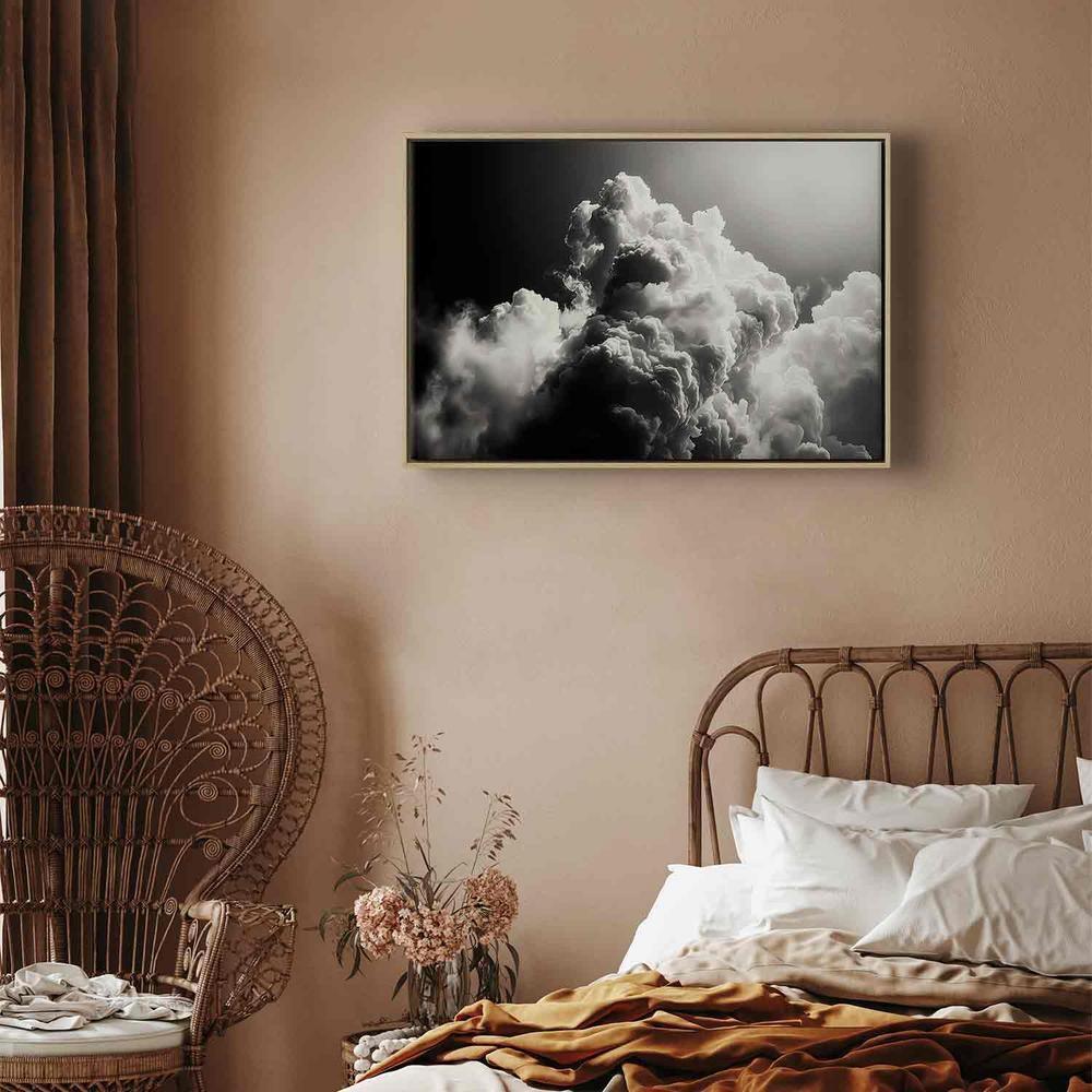 Canvas Print - Clouds Like from Dreams: Let the Sun Illuminate Your Day – A Visual Feast