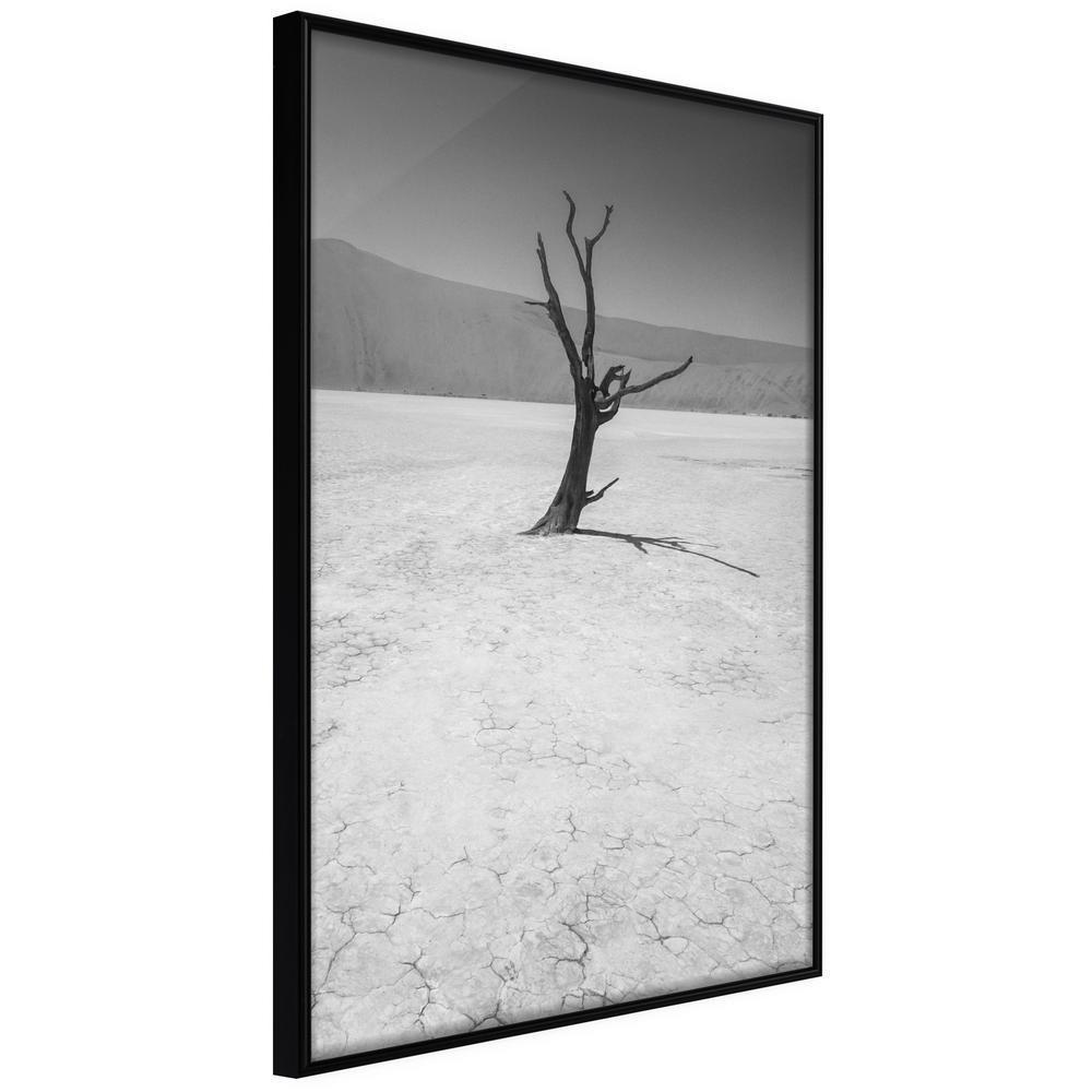 Black and white Wall Frame - Survivor-artwork for wall with acrylic glass protection