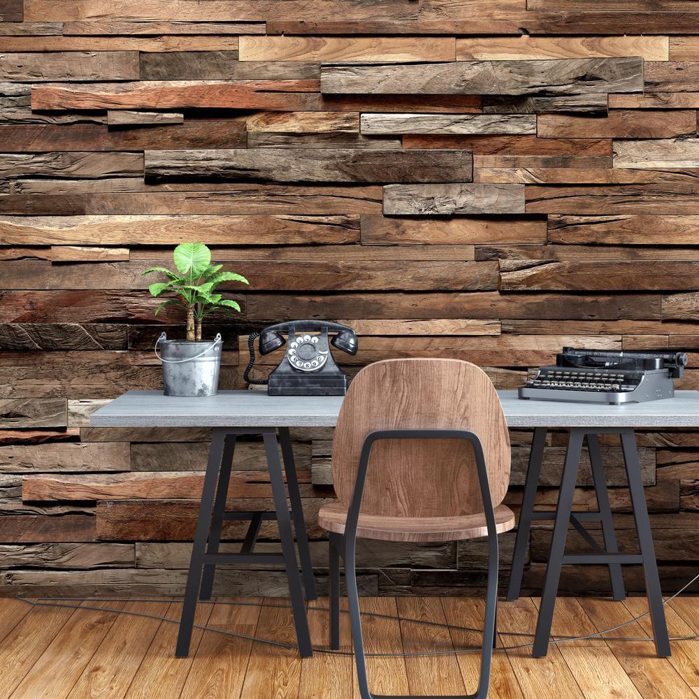 Wall Mural - Cedar Smell (Brown)-Wall Murals-ArtfulPrivacy