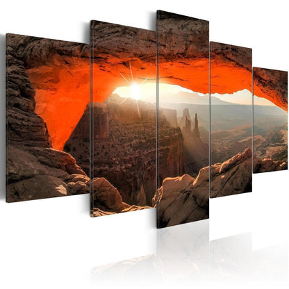 Canvas Print - Mesa Arch Canyonlands National Park USA-ArtfulPrivacy-Wall Art Collection