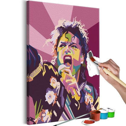Start learning Painting - Paint By Numbers Kit - Michael Jackson - new hobby