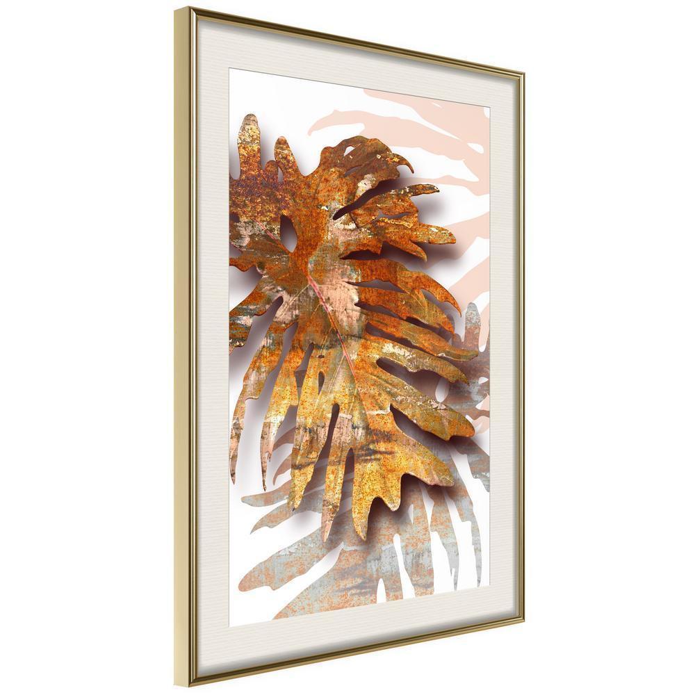 Botanical Wall Art - September Leaves-artwork for wall with acrylic glass protection