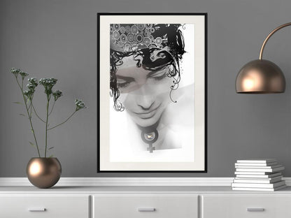 Wall Decor Portrait - Delicate Features-artwork for wall with acrylic glass protection