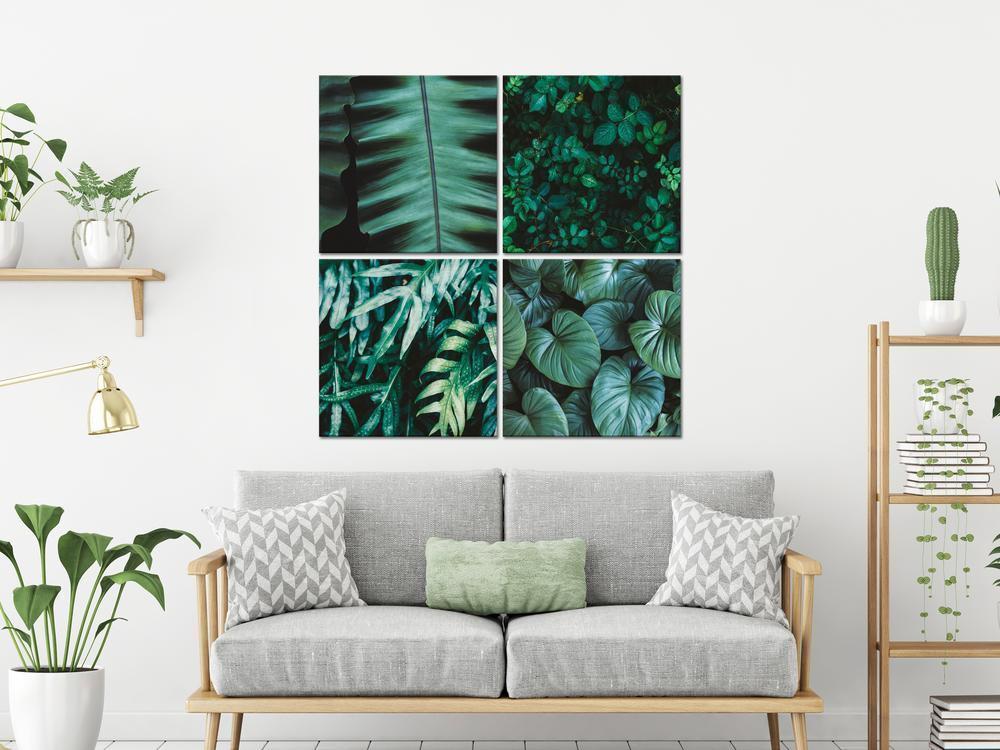 Canvas Print - Botanical Depth (4 Parts)