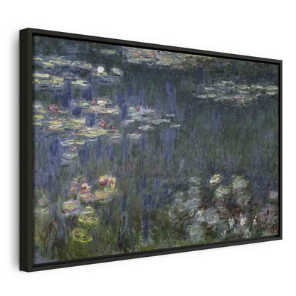 Canvas Print - Waterlilies: Green Reflections (Claude Monet)