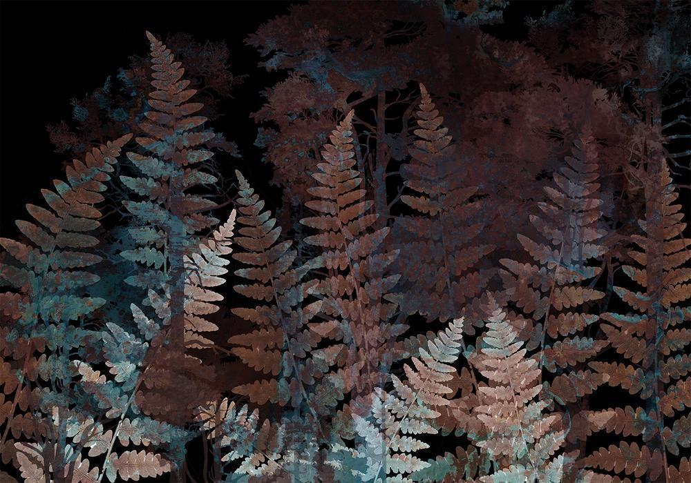 Wall Mural - Ferns in the Woods - Third Variant-Wall Murals-ArtfulPrivacy