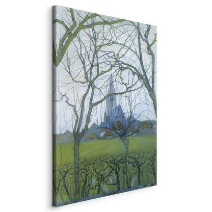 Impression sur toile - Église Saint-Jacques (Piet Mondrian)