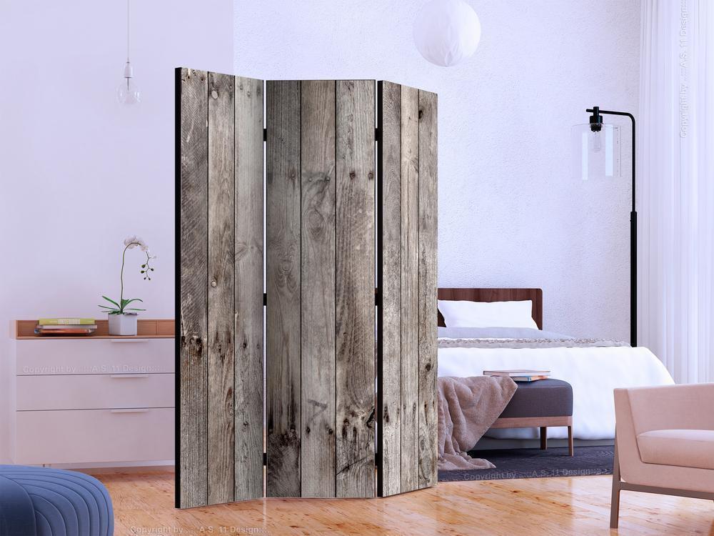 Decorative partition-Room Divider - Century Wood-Folding Screen Wall Panel by ArtfulPrivacy