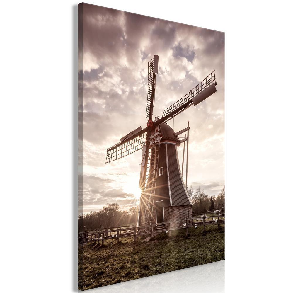 Canvas Print - Wind of Memories (1 Part) Vertical-ArtfulPrivacy-Wall Art Collection