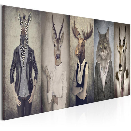 Canvas Print - Animal Masks-ArtfulPrivacy-Wall Art Collection