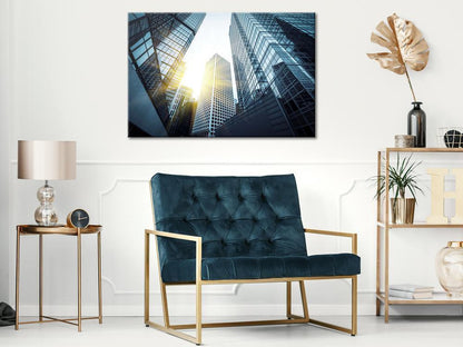 Canvas Print - In a Big City (1 Part) Wide - Third Variant-ArtfulPrivacy-Wall Art Collection