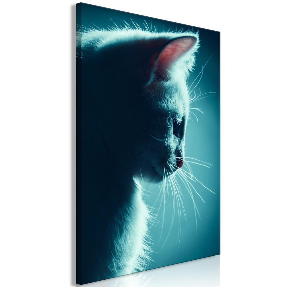 Canvas Print - Night Tramp (1 Part) Vertical-ArtfulPrivacy-Wall Art Collection