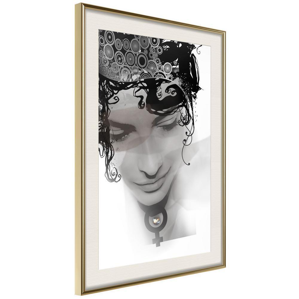 Wall Decor Portrait - Delicate Features-artwork for wall with acrylic glass protection