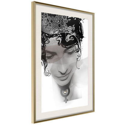 Wall Decor Portrait - Delicate Features-artwork for wall with acrylic glass protection