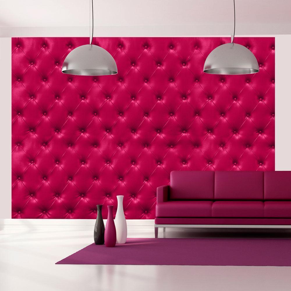 Wall Mural - Fuchsia rhombuses-Wall Murals-ArtfulPrivacy