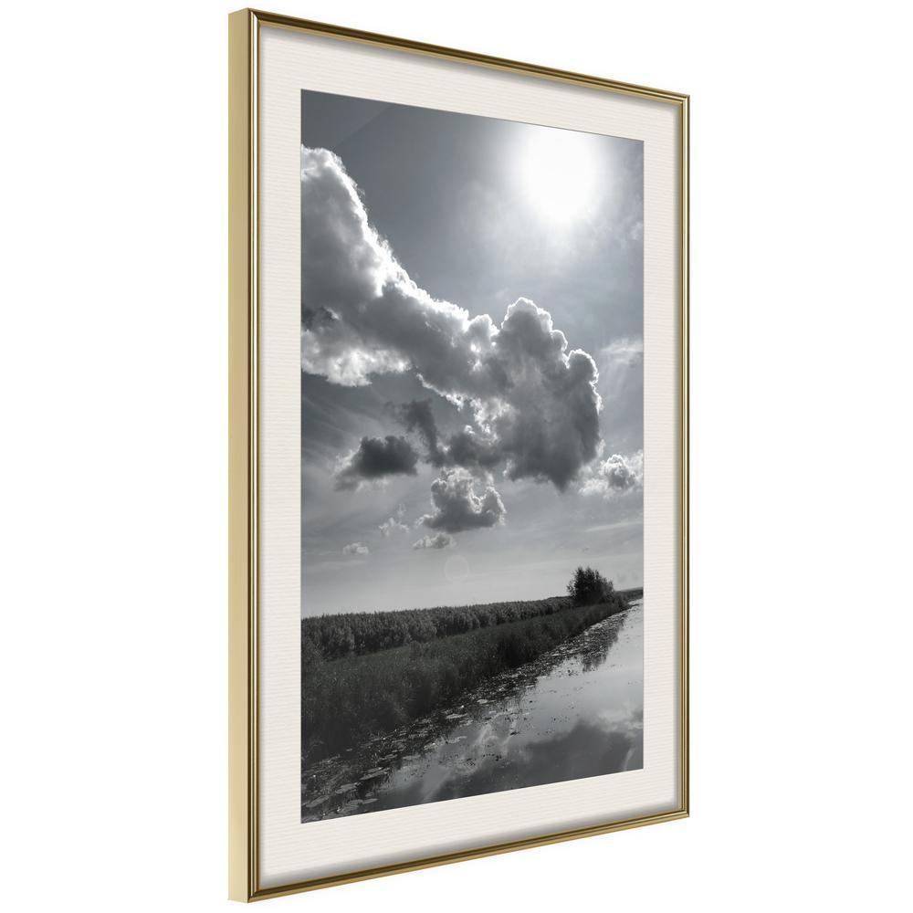 Framed Art - Scorching Day-artwork for wall with acrylic glass protection