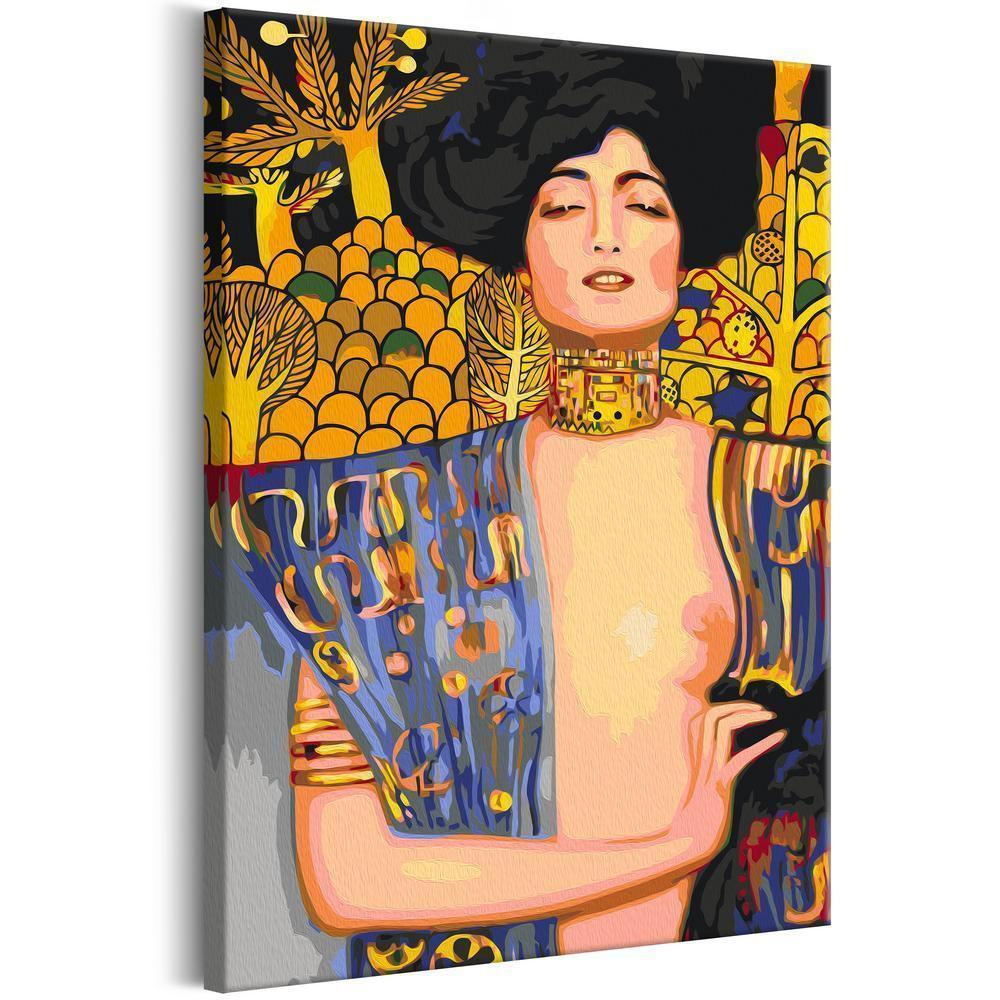 Start learning Painting - Paint By Numbers Kit - Gustav Klimt: Judith and the Head of Holofernes - new hobby