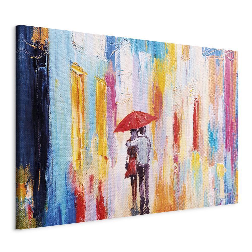 Canvas Print - Under the Love Umbrella-ArtfulPrivacy-Wall Art Collection