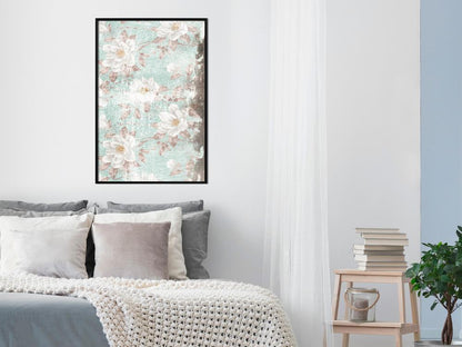 Botanical Wall Art - Floral Muslin-artwork for wall with acrylic glass protection