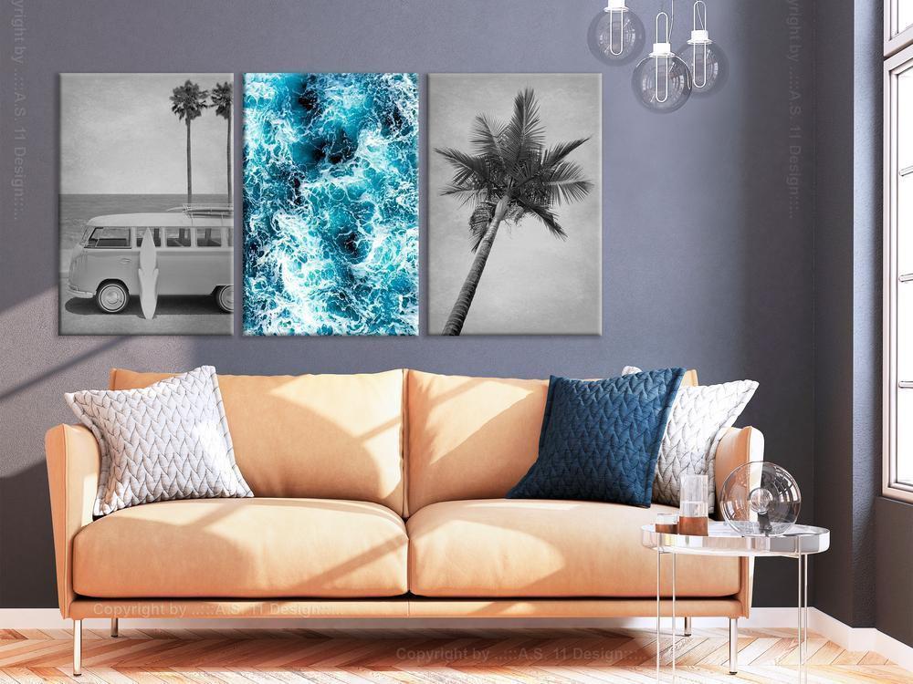 Canvas Print - Holiday Memories (3 Parts)-ArtfulPrivacy-Wall Art Collection