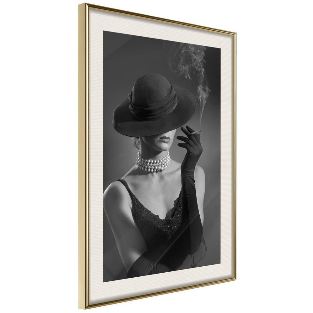 Wall Decor Portrait - Strain of Mystery-artwork for wall with acrylic glass protection