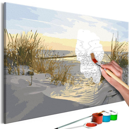 Start learning Painting - Paint By Numbers Kit - On Dunes - new hobby