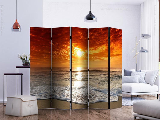 Decorative partition-Room Divider - Marvelous sunset II-Folding Screen Wall Panel by ArtfulPrivacy