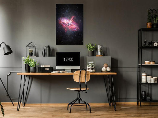 Canvas Print - Lonely Galaxy (1 Part) Vertical-ArtfulPrivacy-Wall Art Collection