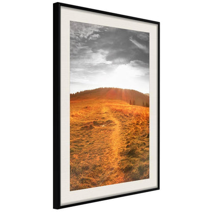 Autumn Framed Poster - Prairie-artwork for wall with acrylic glass protection