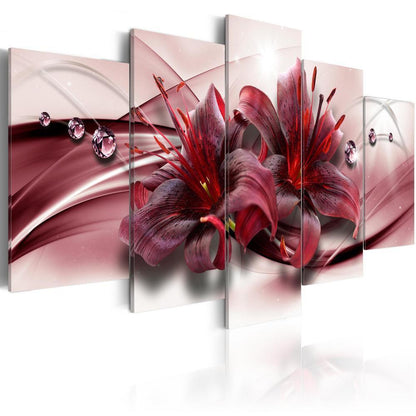 Canvas Print - Pink Lily-ArtfulPrivacy-Wall Art Collection