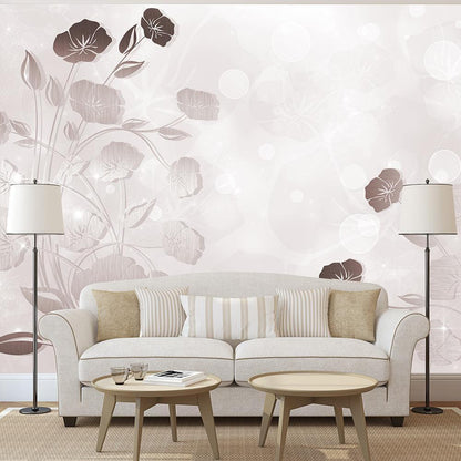 Wall Mural - Gentleness of Flowers-Wall Murals-ArtfulPrivacy