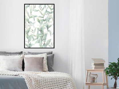 Botanical Wall Art - Sheer Batiste-artwork for wall with acrylic glass protection